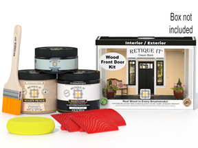 Wood'n Finish Front Door Kit - Classic Black