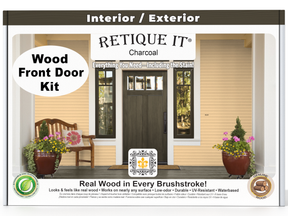 Wood'n Finish Front Door Kit - Charcoal