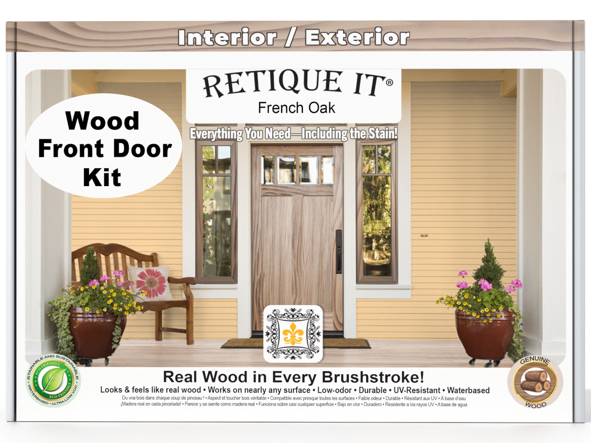 Wood'n Finish Front Door Kit - French Oak
