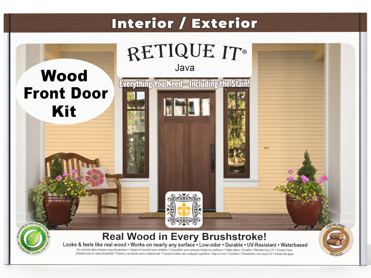 Wood'n Finish Front Door Kit - Java