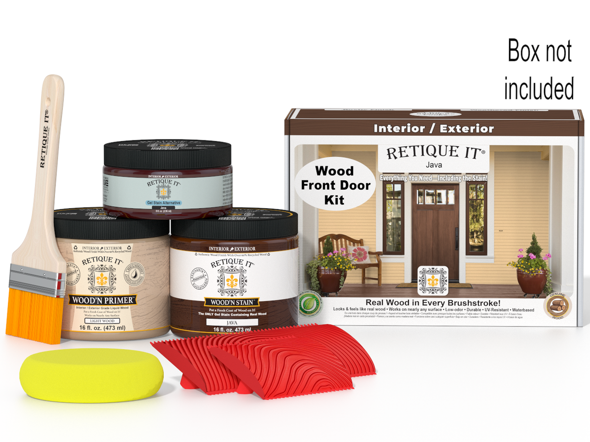 Wood'n Finish Front Door Kit - Java