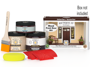 Wood'n Finish Front Door Kit - Red Mahogany