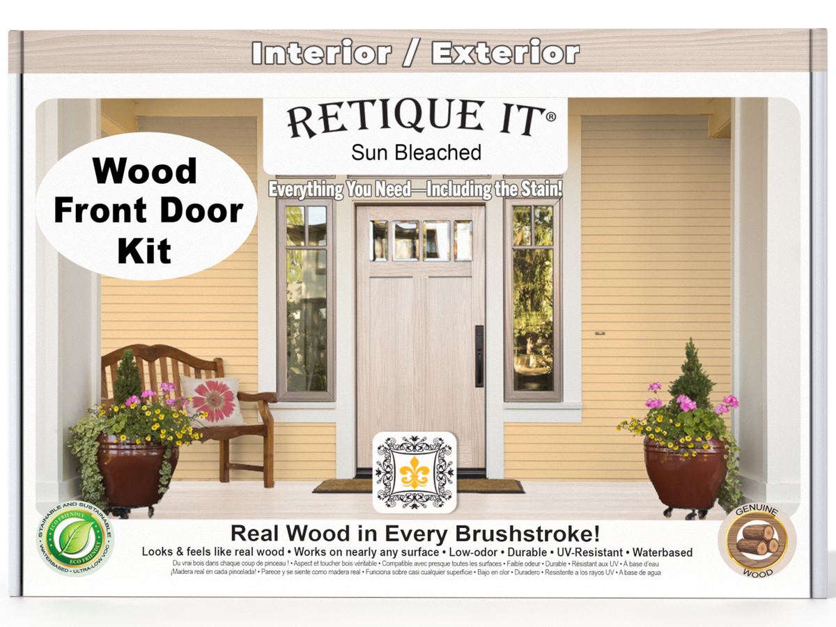 Wood'n Finish Front Door Kit - Sun Bleached
