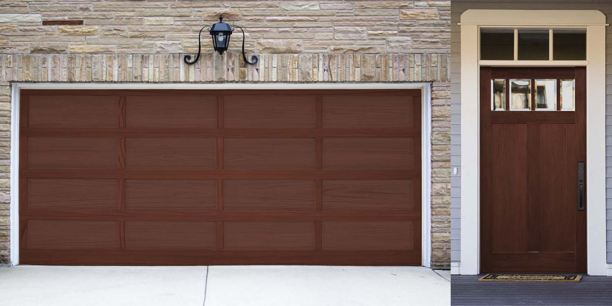 Wood'n Door Smooth Finish Kit (Garage Door) - Red Mahogany