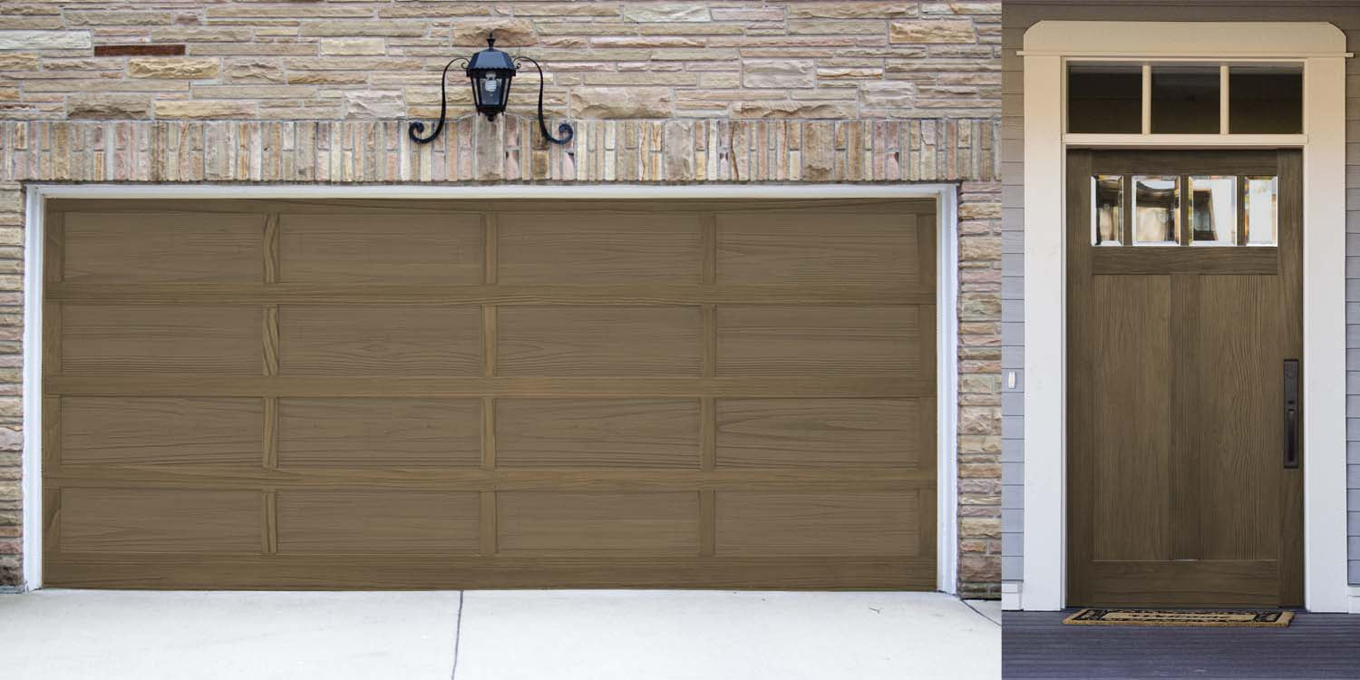 Wood'n Door Smooth Finish Kit (Garage Door) - Black Walnut