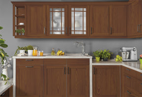 Wood'n Cabinet Kit (12 Door / Grained) - Dark Oak