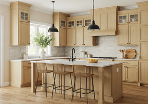 Wood'n Cabinet Kit (48 Door / Grained) - White Oak