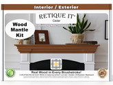 Fireplace Mantel Wood'n Finish Kit - Cedar