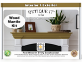 Fireplace Mantel Wood'n Finish Kit - Old Oak