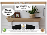 Fireplace Mantel Wood'n Finish Kit - Pickled Oak