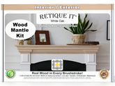 Fireplace Mantel Wood'n Finish Kit - White Oak