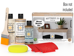 Fireplace Mantel Wood'n Finish Kit - White Oak