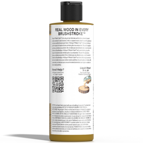Retique It Liquid Wood Wood'n Stain in Old Oak, 8 oz, showcasing the stain's rich wood finish and natural oak color.