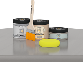 Wood'n Door Smooth Finish Kit - Weathered Wood — Gloss kit contents