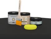 Wood'n Door Smooth Finish Kit - Classic Black — Matte kit contents