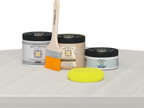 Wood'n Door Smooth Finish Kit - White Wash — Matte kit contents