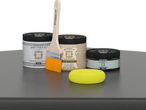 Wood'n Door Smooth Finish Kit - Charcoal — Satin kit contents