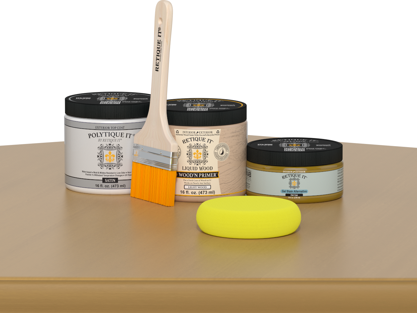 Multi-purpose Smooth Finish Kit (Med) - Old Oak - Exterior Top Coat