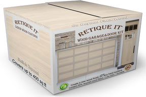 Wood'n Door Smooth Finish Kit (Front & Garage Door) - White Wash