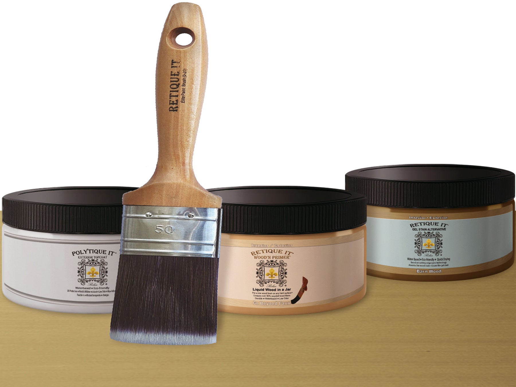 Multi-purpose Smooth Finish Kit - Barn Wood - Exterior Top Coat