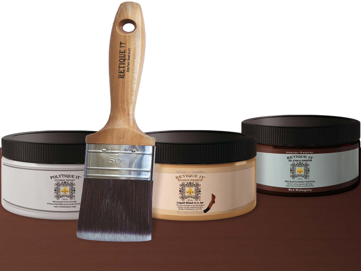 Multi-purpose Smooth Finish Kit - Red Mahogany - Exterior Top Coat