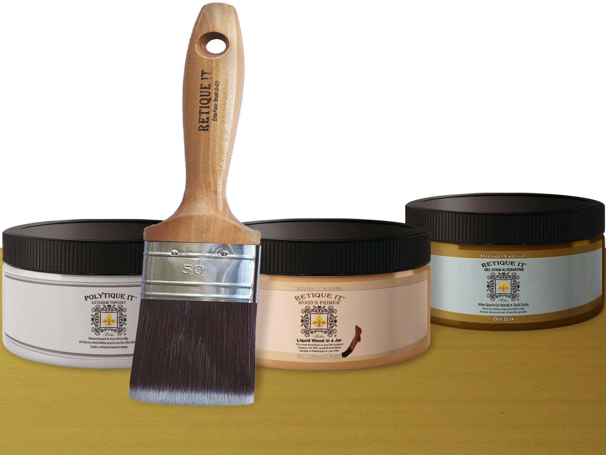 Multi-purpose Smooth Finish Kit - Old Oak - Exterior Top Coat