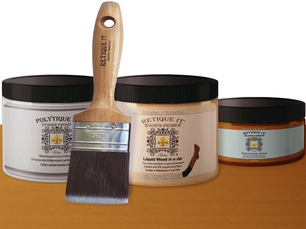 Multi-purpose Smooth Finish Kit (Med) - Cedar - Exterior Top Coat