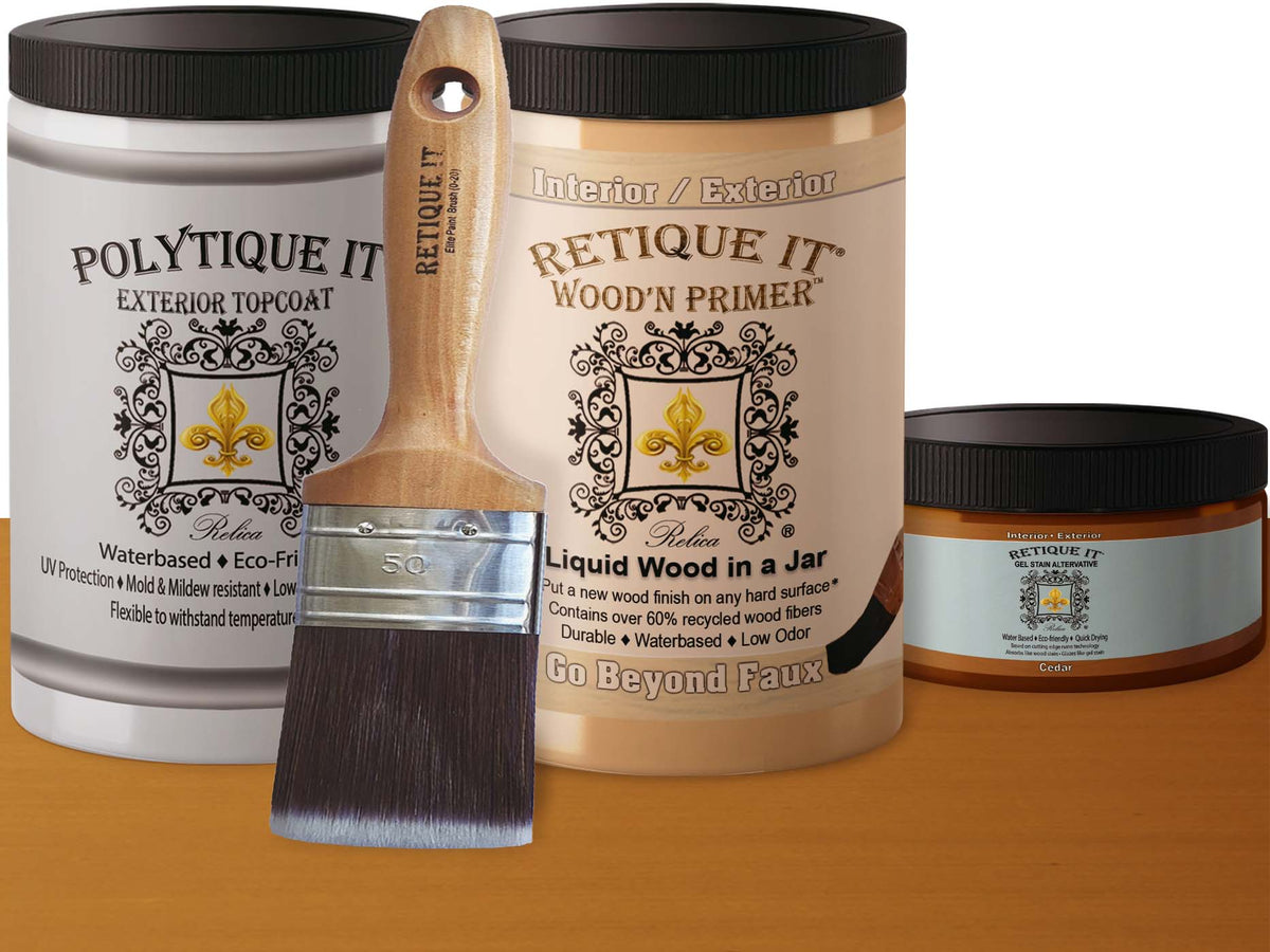 Multi-purpose Smooth Finish Kit (Large) - Cedar - Exterior Top Coat