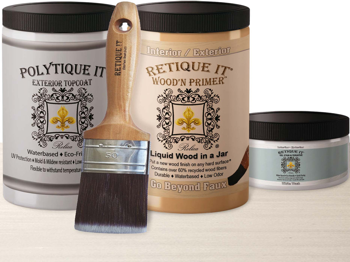 Multi-purpose Smooth Finish Kit (Large) - White Wash - Exterior Top Coat