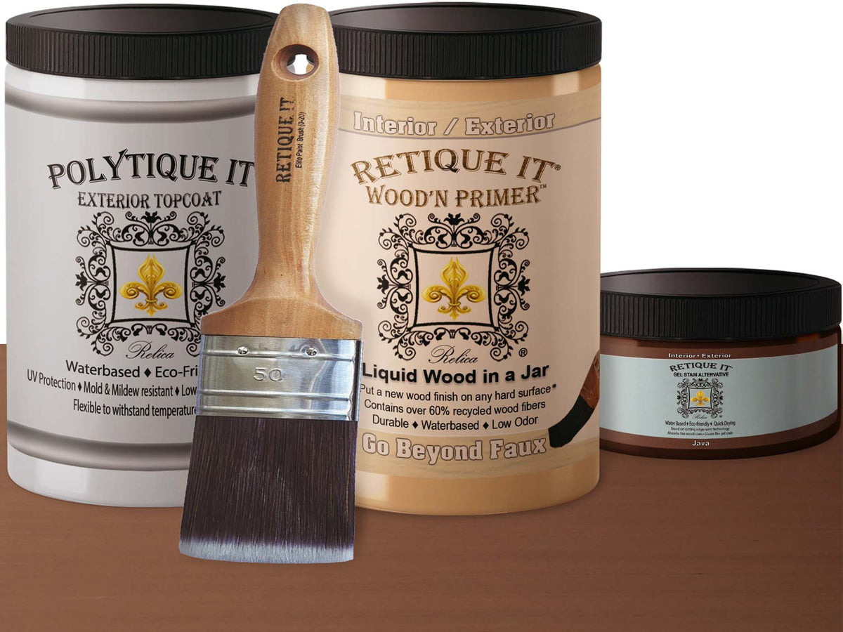 Multi-purpose Smooth Finish Kit (Large) - Java - Exterior Top Coat