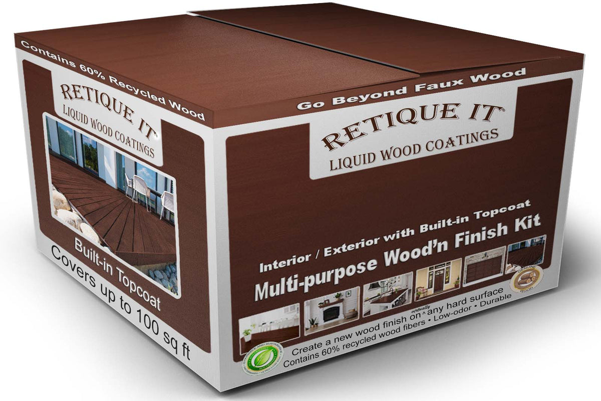 Multi-purpose Smooth Finish Kit (4x Lg) - Red Mahogany - Interior Top Coat