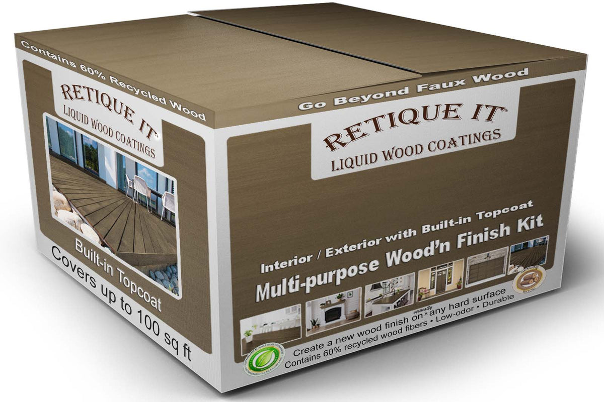 Multi-purpose Smooth Finish Kit (4x Lg) - Black Walnut - Exterior Top Coat