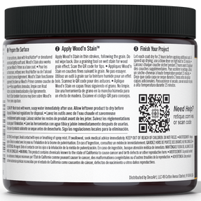 Retique It Liquid Wood Wood'n Stain in Red Mahogany, 16 oz, showing the rich, reddish-brown stain in a clear container.