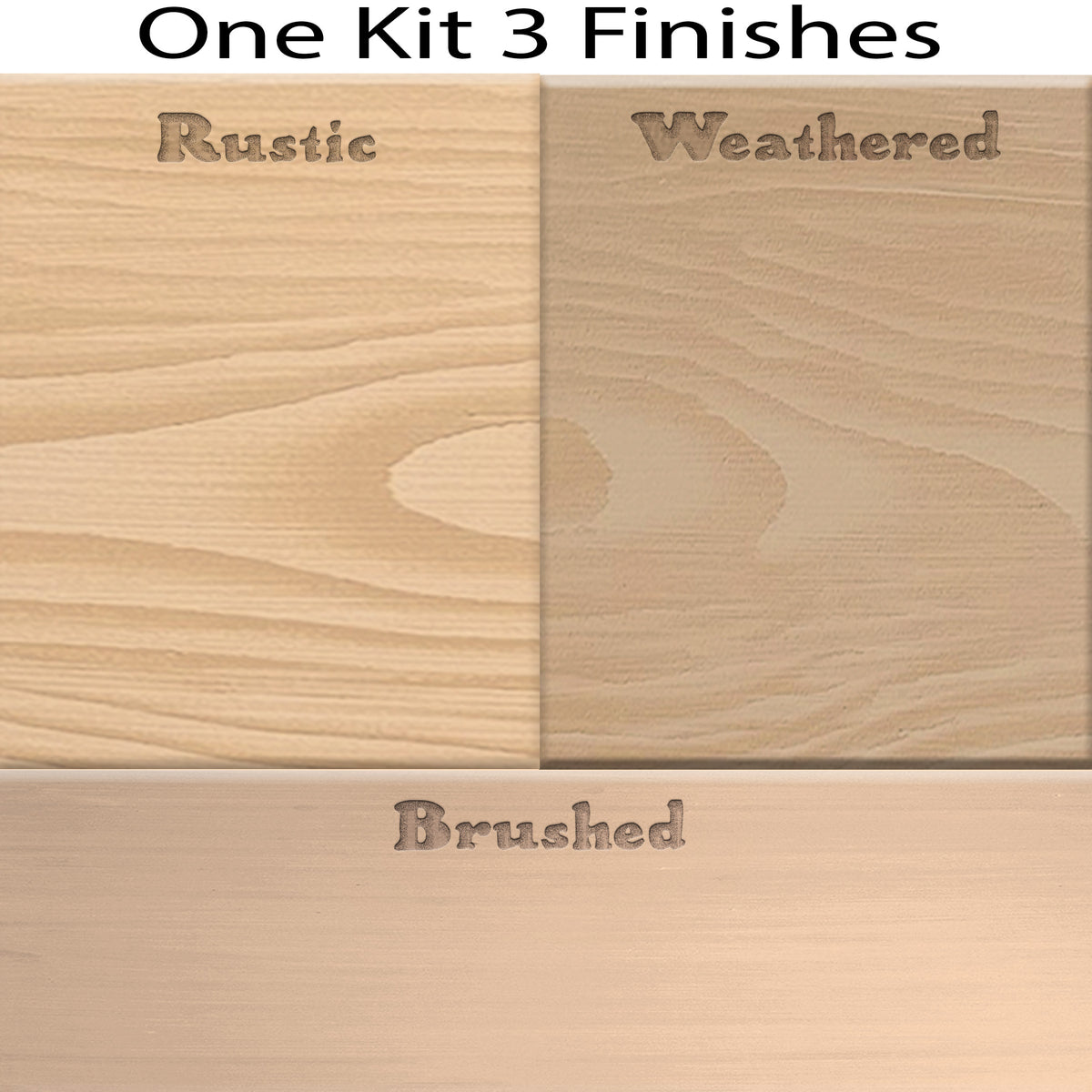 Retique It Fireplace Mantel Wood'n Finish Kit swatch showing White Oak stain options for wood finishing projects.