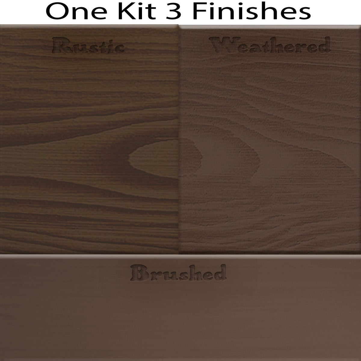 Tabletop Wood'n Finish Kit (Double Size) - Black Walnut