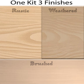 Wood'n Finish Front Door Kit (Double) - White Oak