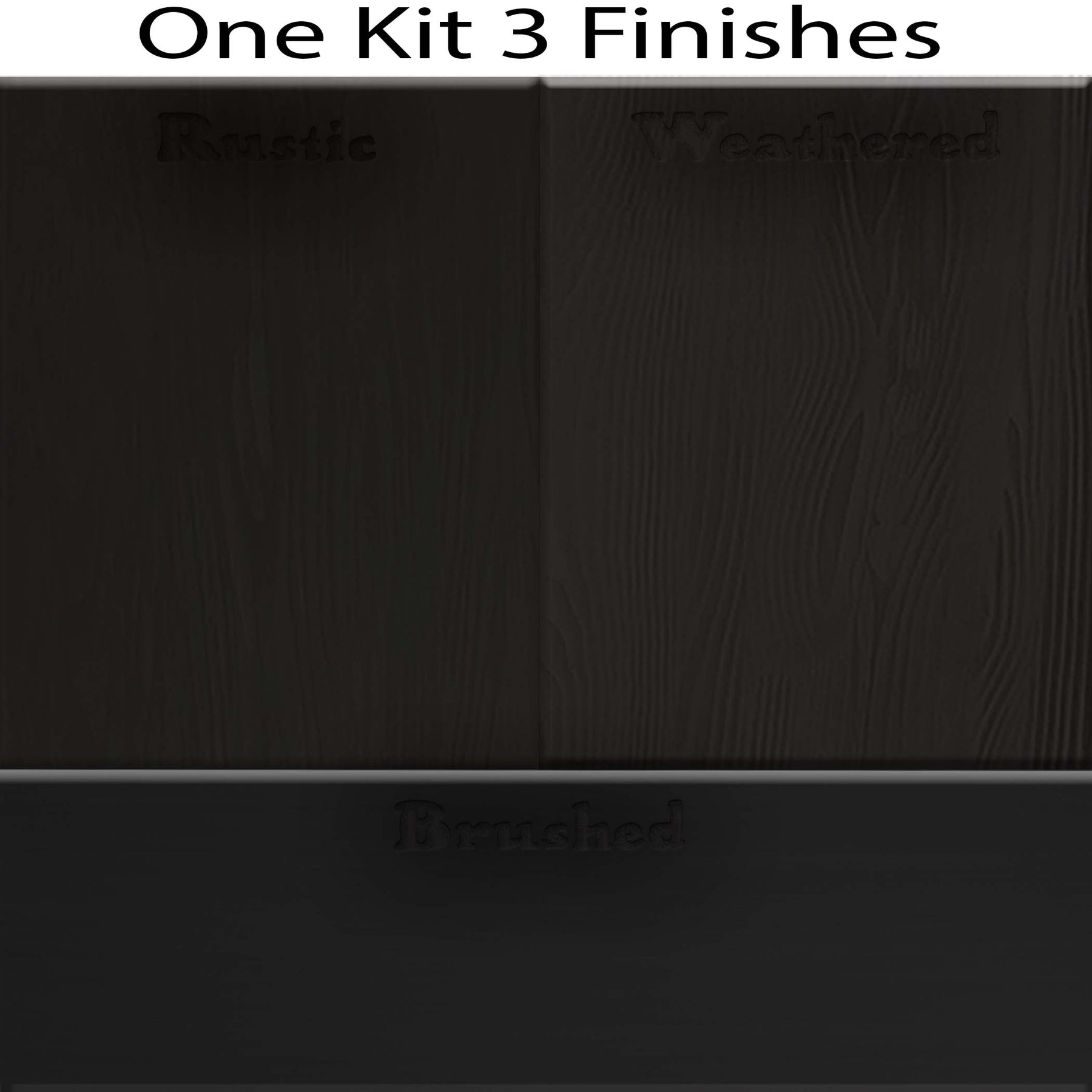 Multi-purpose Wood'n Kit (Large) - Classic Black - Interior Top Coat