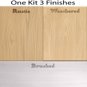 Wood'n Finish Front Door Kit (Double) - White Oak