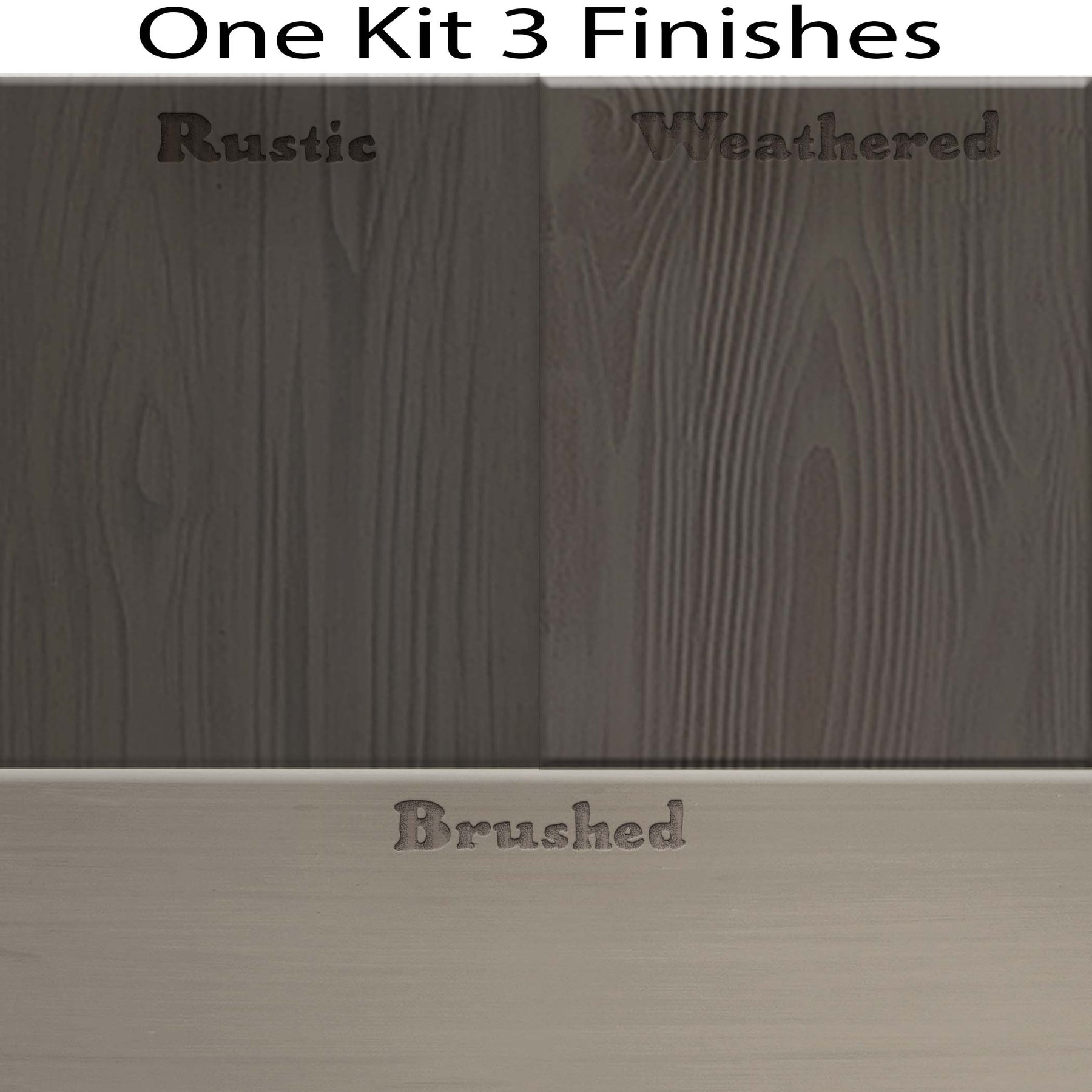 Wood'n Finish Front Door Kit - Harbor Gray