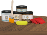 Dark Oak interior wood finish kit from Retique It®, featuring a smooth matte top coat for versatile wood projects.