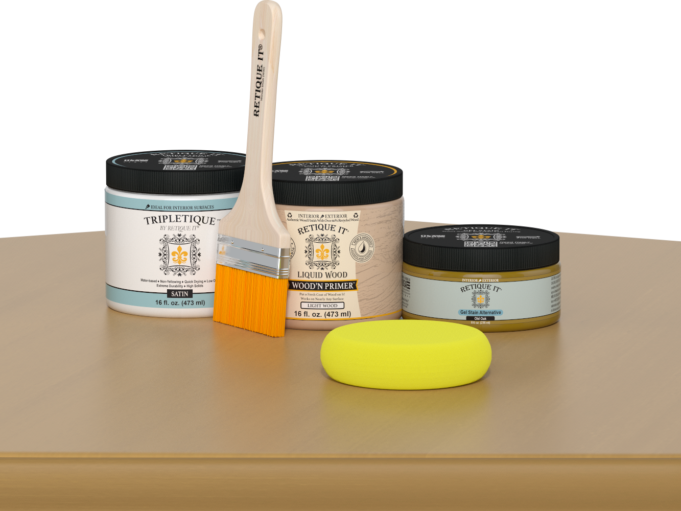 Multi-purpose Smooth Finish Kit (Med) - Old Oak - Interior Top Coat