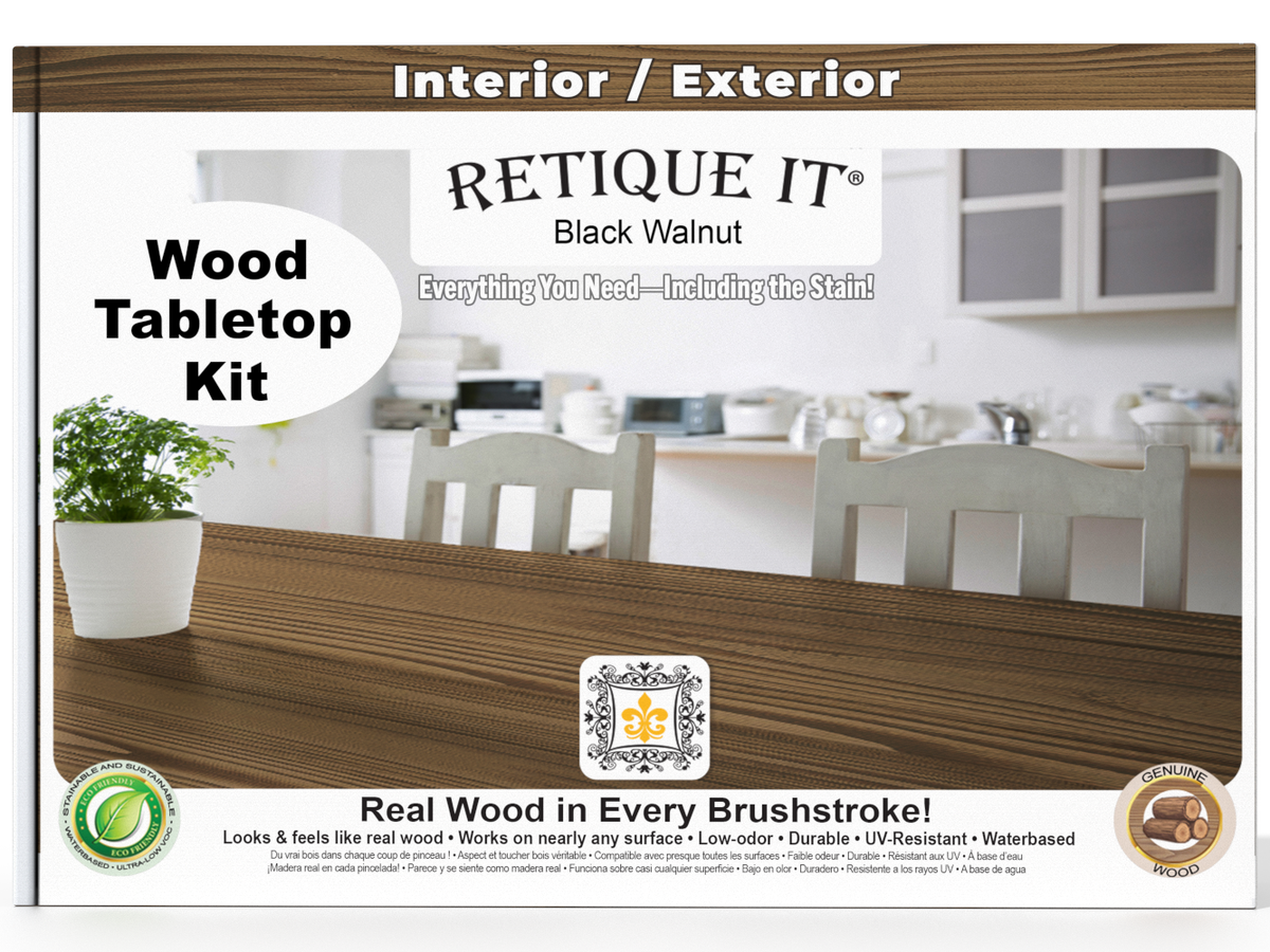 Tabletop Wood'n Finish Kit - Black Walnut