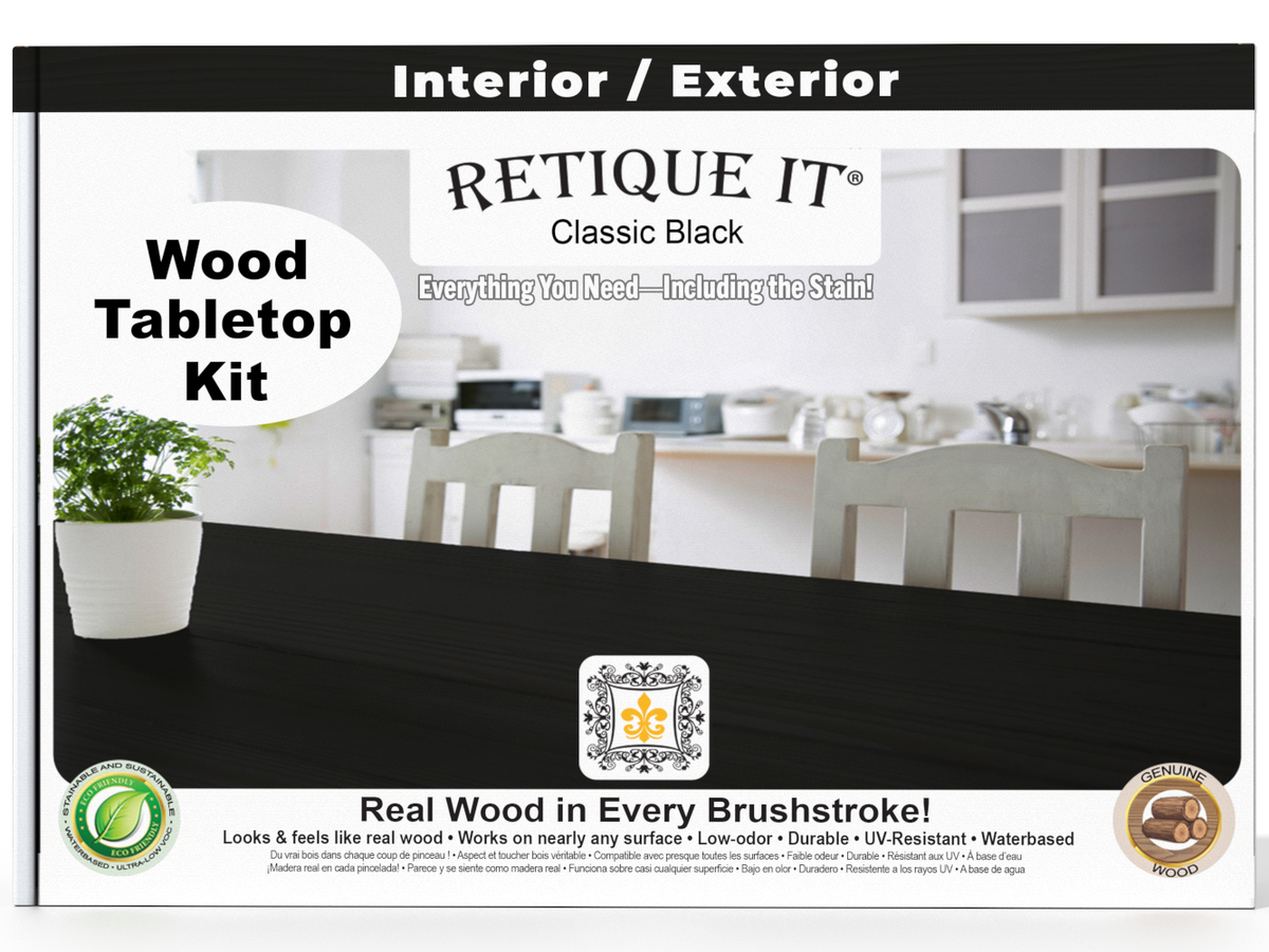 Tabletop Wood'n Finish Kit - Classic Black