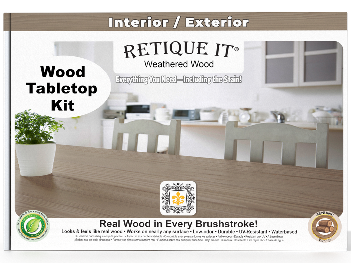 Tabletop Wood'n Finish Kit - Weathered Wood