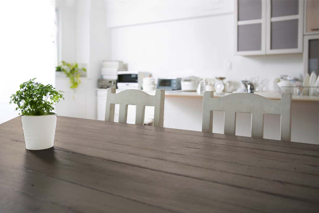 Retique It Multi-purpose Smooth Finish Kit (Med) in Harbor Gray for wood interior top coat, shown on a tabletop surface.
