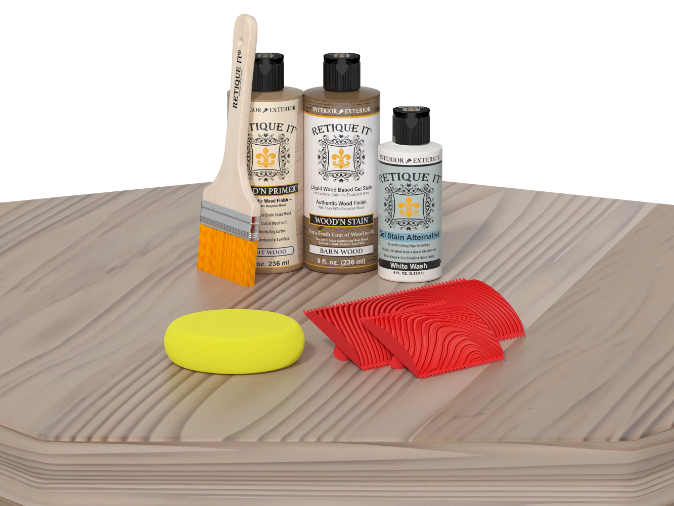 Fireplace Mantel Wood'n Finish Kit - French Oak