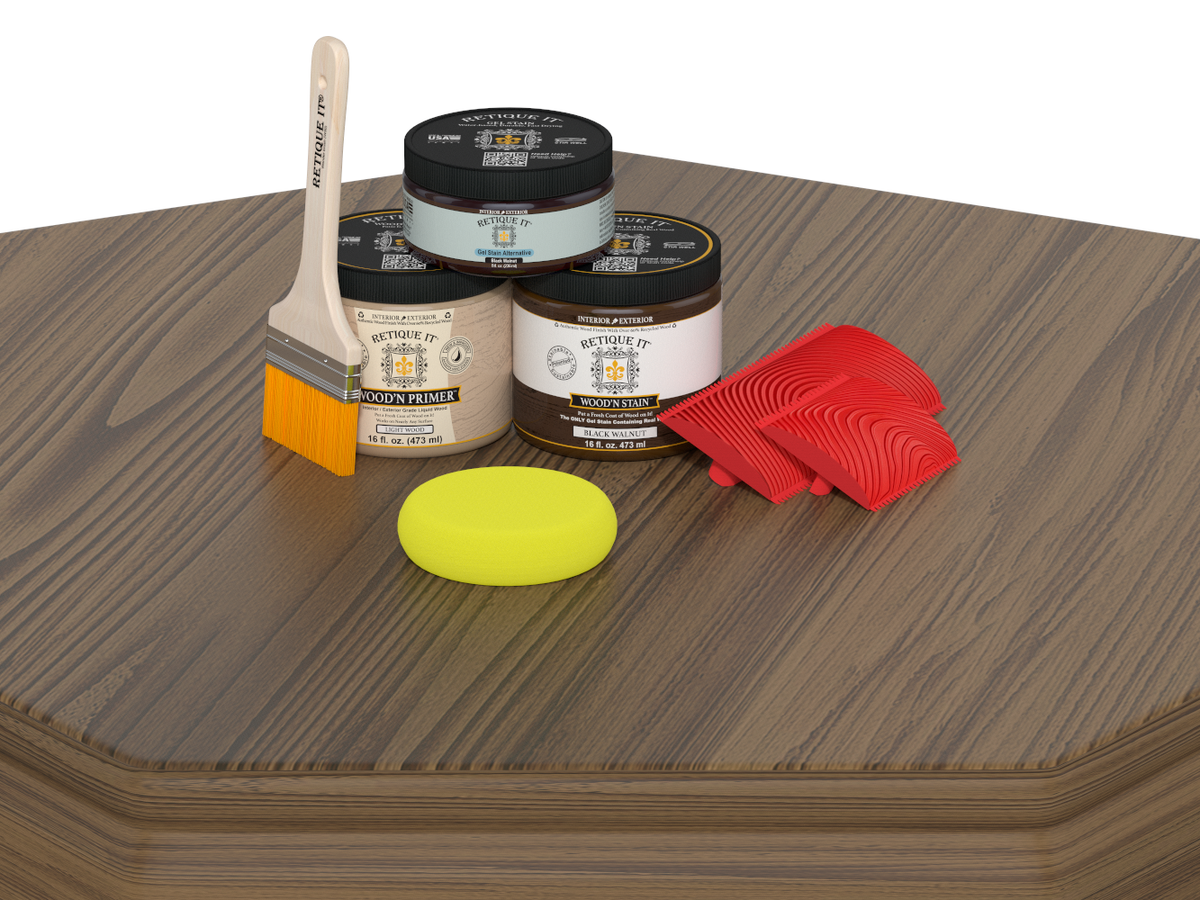 Fireplace Wood'n Finish Kit (Full Fireplace) - Black Walnut