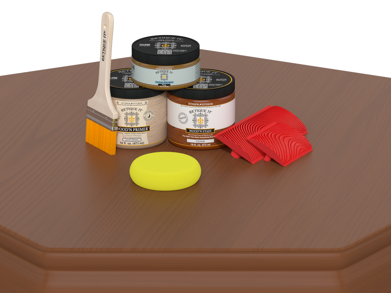 Fireplace Wood'n Finish Kit (Full Fireplace) - Cedar