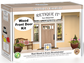 Wood'n Finish Front Door Kit - Sun Bleached — box hero