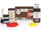 Large Java Wood'n Finish Kit by Retique It® includes wood finishing tools and supplies in a durable box for multi-purpose wood projects.
